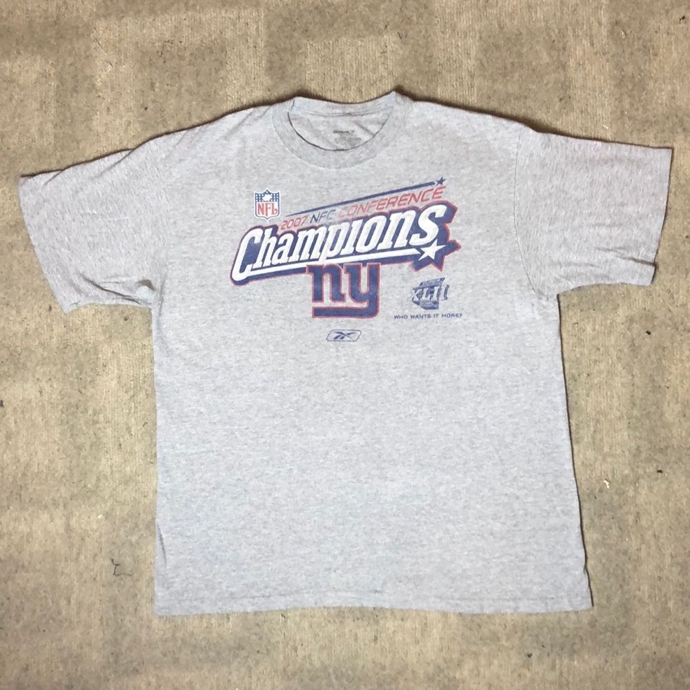 Vintage 2007 Giants NFC Conference Champions Tee | Large